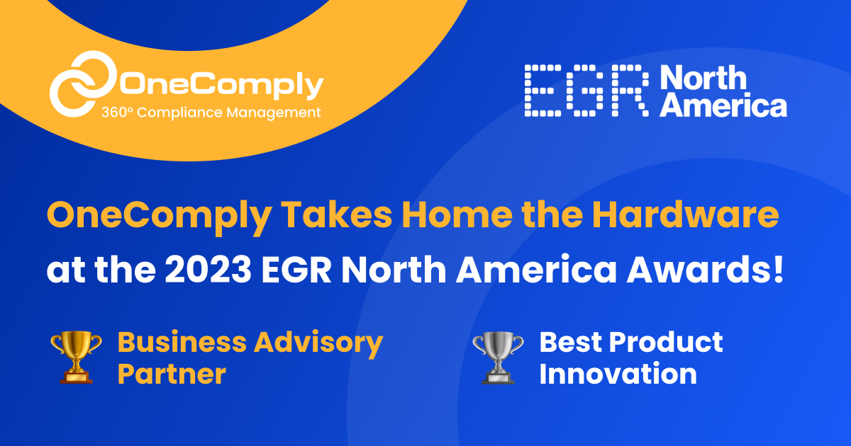 OneCompy Wins Business Advisory Partner of the Year at the EGR North America Awards 2023
